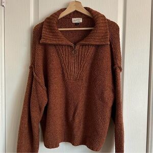 Universal Thread Rust Cowl Neck Sweater